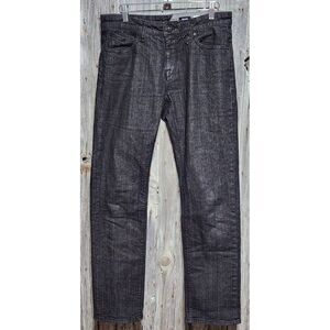 Men's VOLCOM Jeans black denim SOLVER Modern Straight‎ size 29